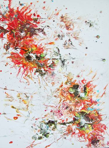 Original Abstract Floral Paintings by Anna Kawiak