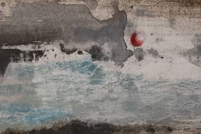Original Abstract Expressionism Abstract Painting by Marina Maltezou