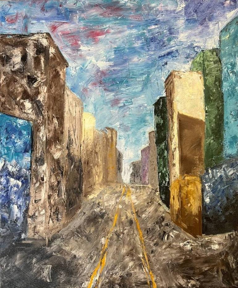 Broken glass Painting by Ekaterina Lazareva Saatchi Art