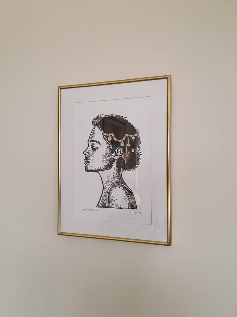Original Portraiture People Collage by Victoria Molina