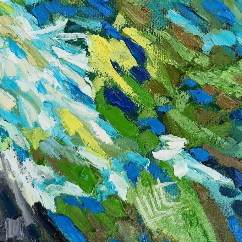 Original Contemporary Floral Painting by Lilit Vardanyan