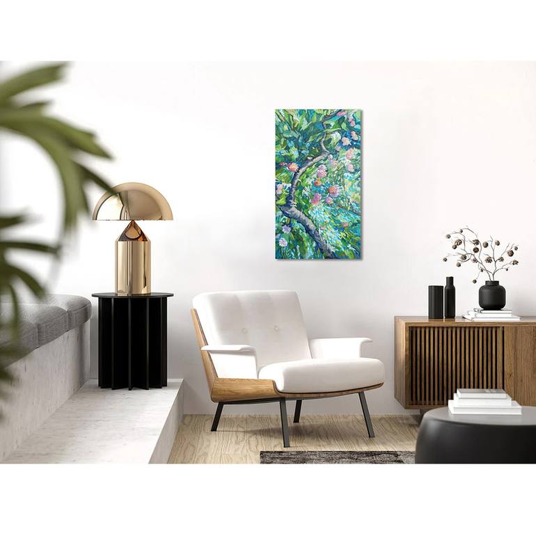 Original Contemporary Floral Painting by Lilit Vardanyan