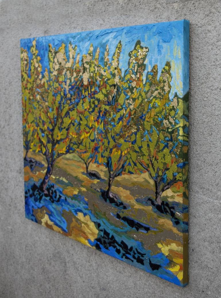 Original Impressionism Landscape Painting by Lilit Vardanyan