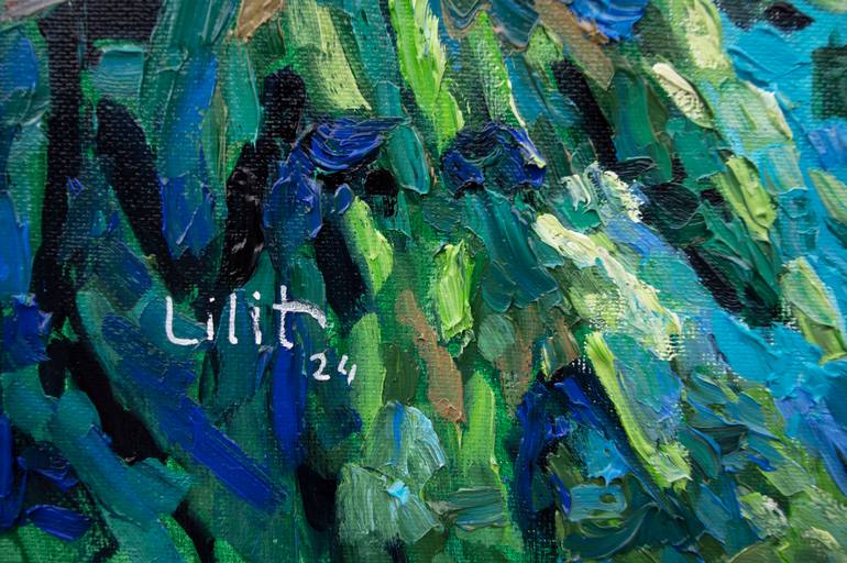 Original Abstract Expressionism Botanic Painting by Lilit Vardanyan