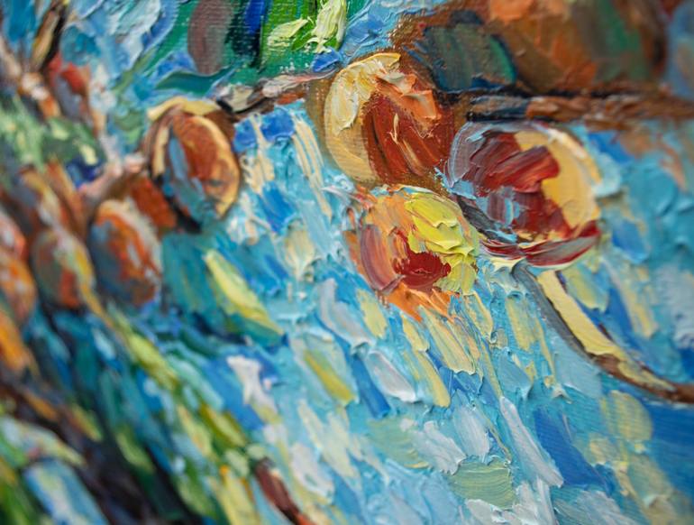 Original Abstract Expressionism Botanic Painting by Lilit Vardanyan