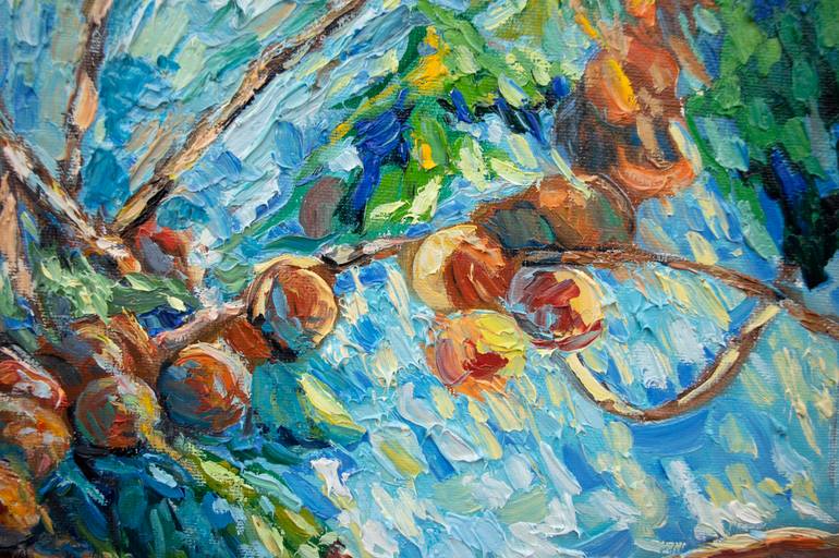 Original Abstract Expressionism Botanic Painting by Lilit Vardanyan