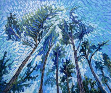 Original Expressionism Landscape Paintings by Lilit Vardanyan