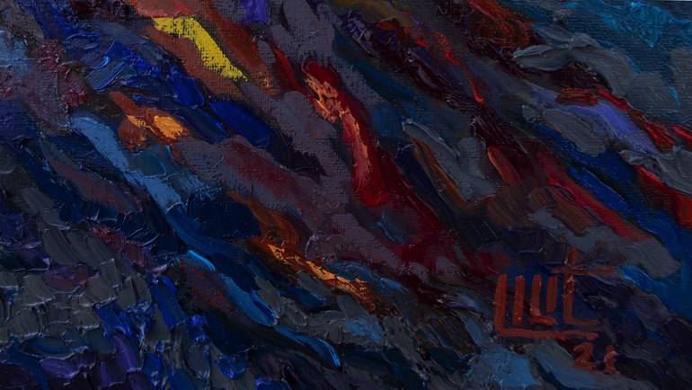 Original Expressionism Landscape Painting by Lilit Vardanyan