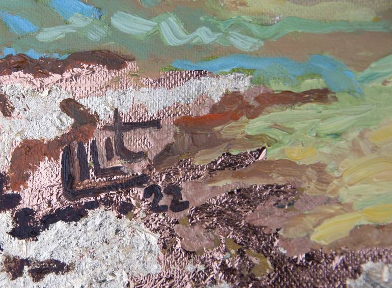 Original Impressionism Landscape Painting by Lilit Vardanyan