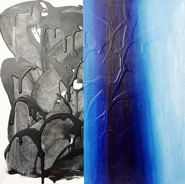 Original Modern Abstract Paintings by Linds Miyo