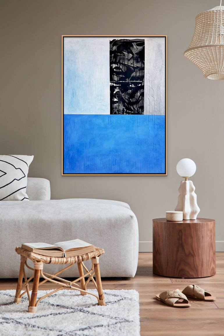 Original Minimalism Abstract Painting by Linds Miyo