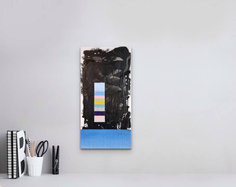 Original Abstract Expressionism Abstract Painting by Linds Miyo