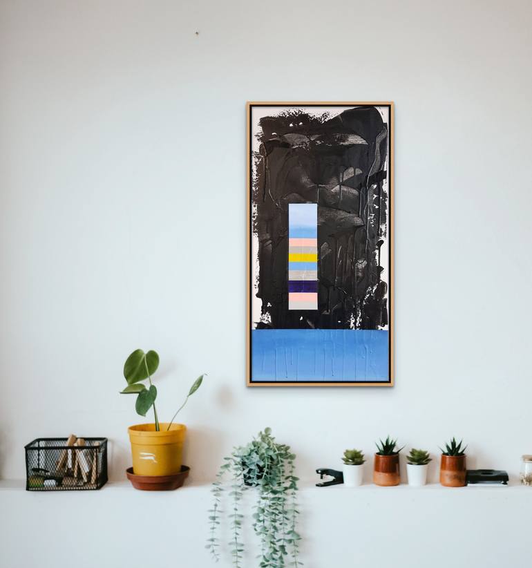 Original Abstract Expressionism Abstract Painting by Linds Miyo