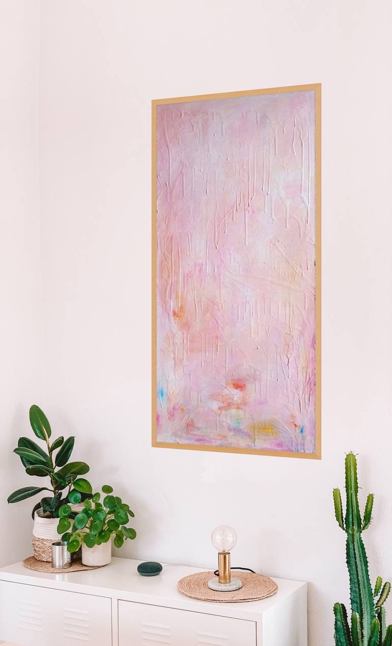 Original Abstract Expressionism Abstract Painting by Linds Miyo