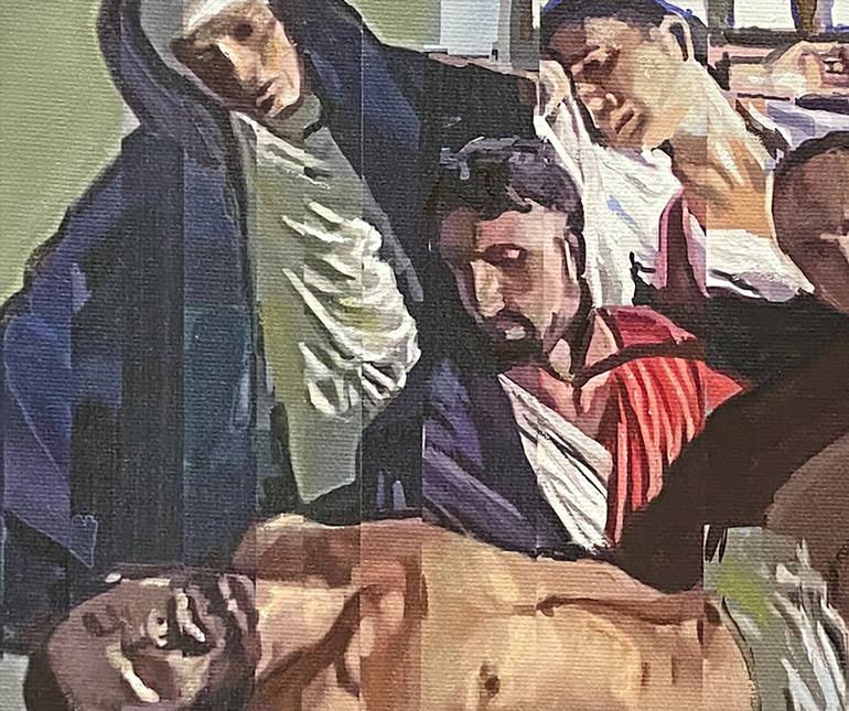 Original Contemporary Religion Painting by Esteban Chavez
