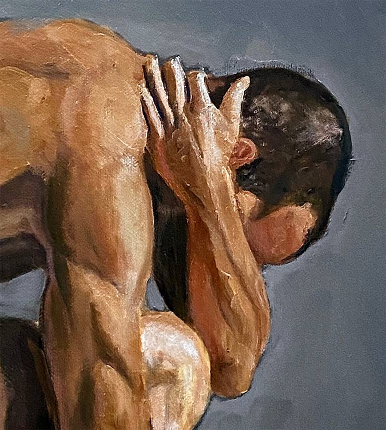 Original Contemporary Men Painting by Esteban Chavez