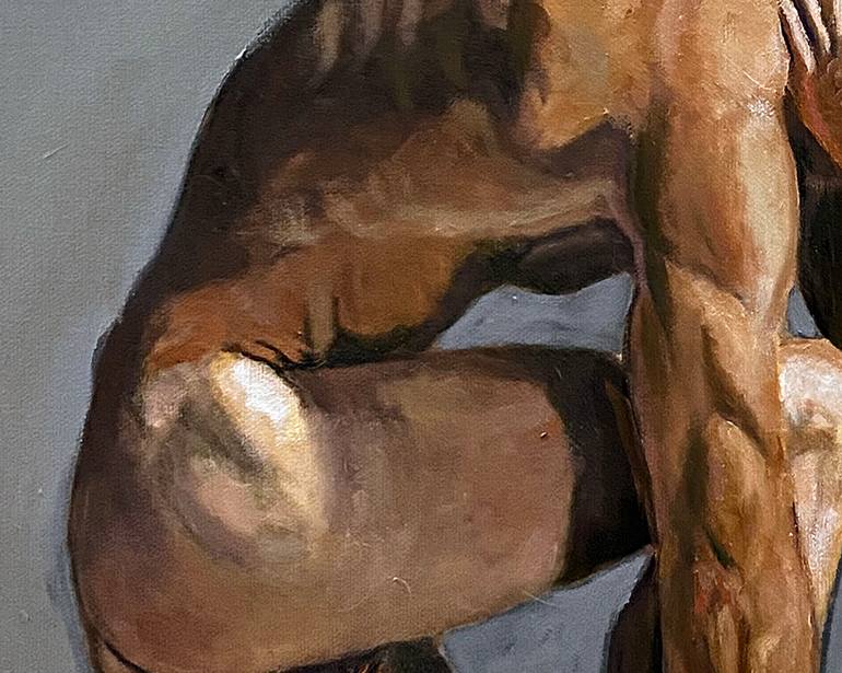 Original Contemporary Men Painting by Esteban Chavez