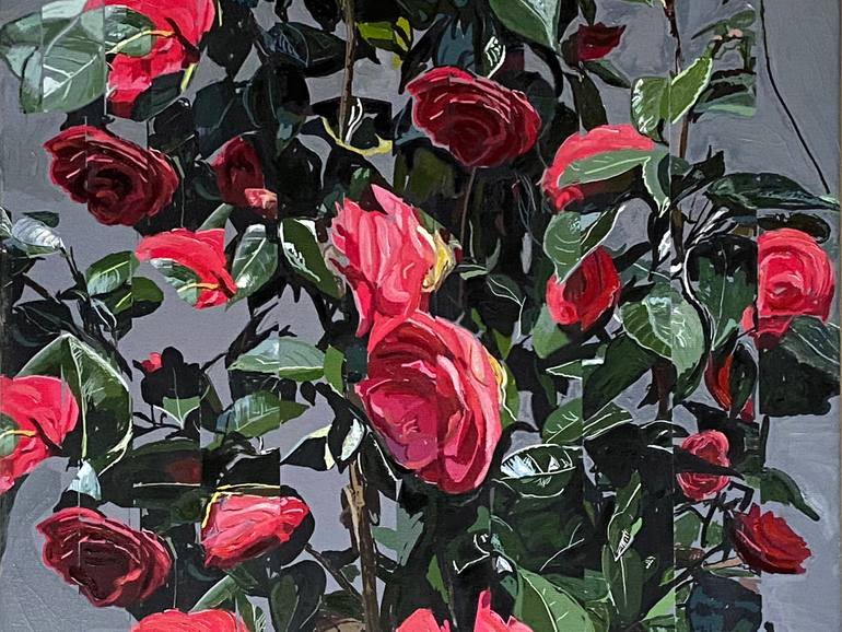 Original Figurative Botanic Painting by Esteban Chavez