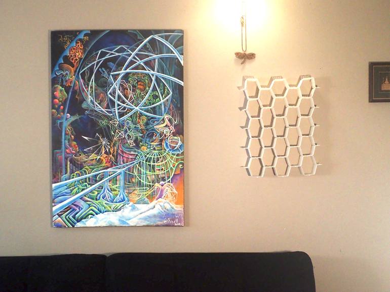 Original Conceptual Abstract Painting by Andrew Schnell
