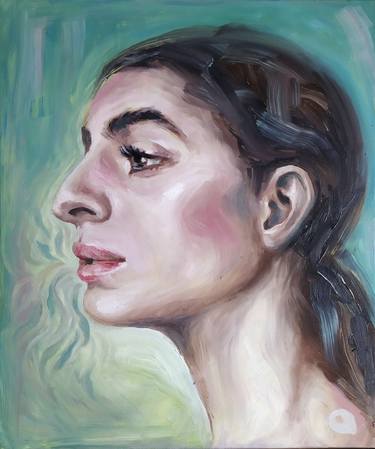 Original Portrait Paintings by Adelacreative Adela Trifan