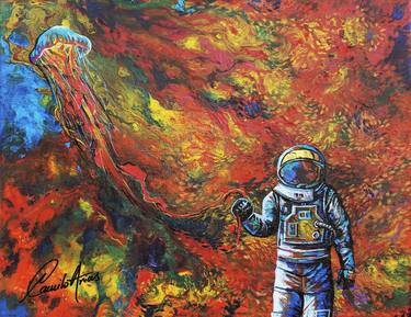 Print of Outer Space Paintings by Camilo Arias