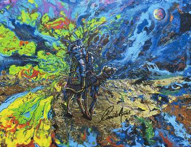 Print of Outer Space Paintings by Camilo Arias