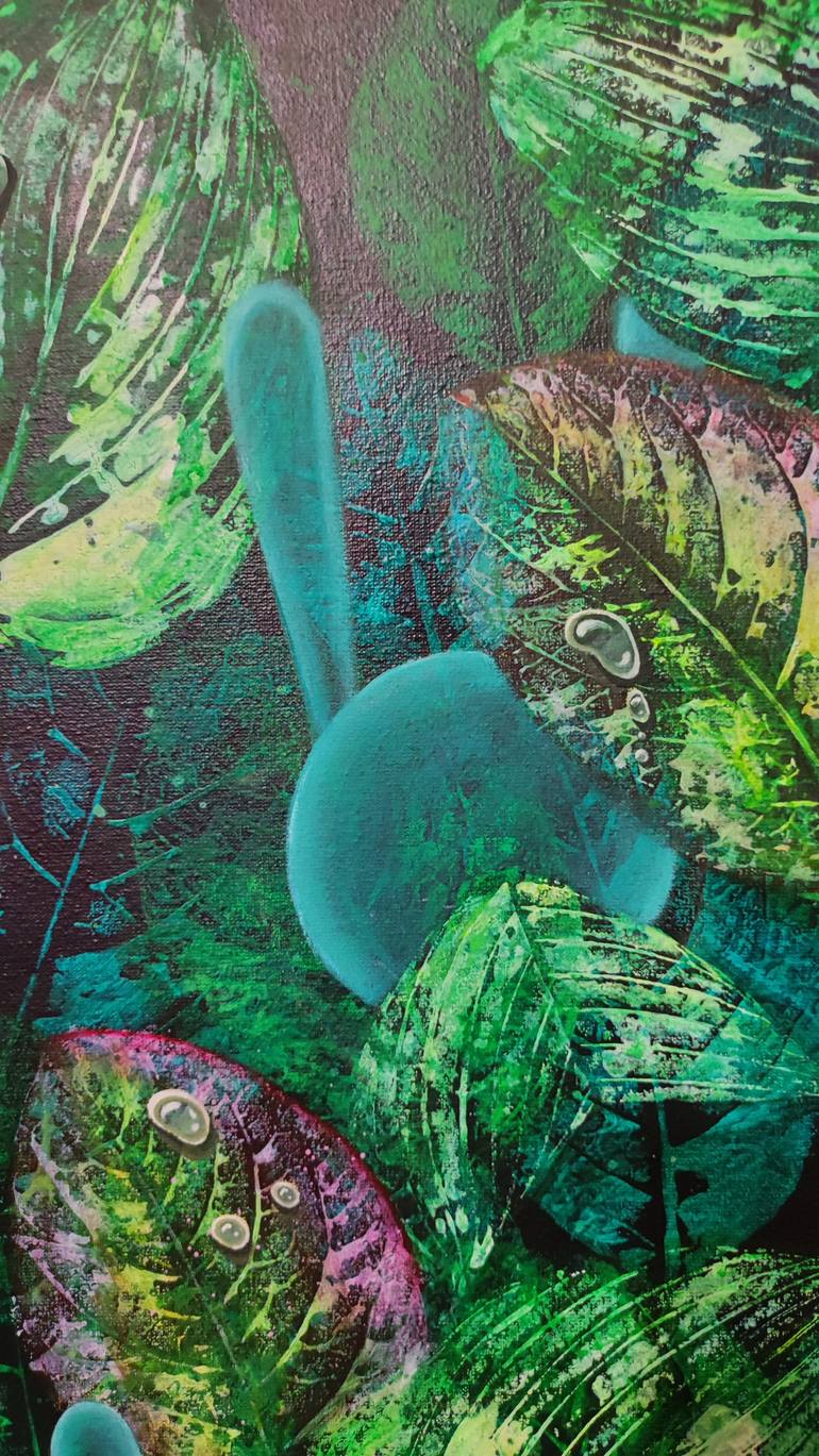 Original Abstract Animal Painting by Vira Chernetska