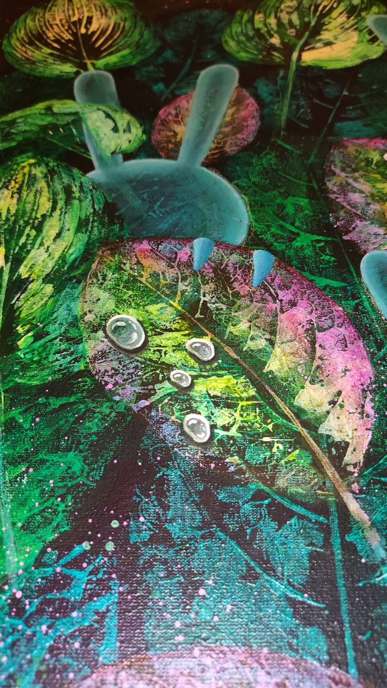 Original Abstract Animal Painting by Vira Chernetska