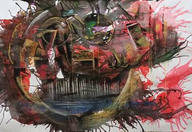 Original Conceptual Abstract Paintings by Vira Chernetska