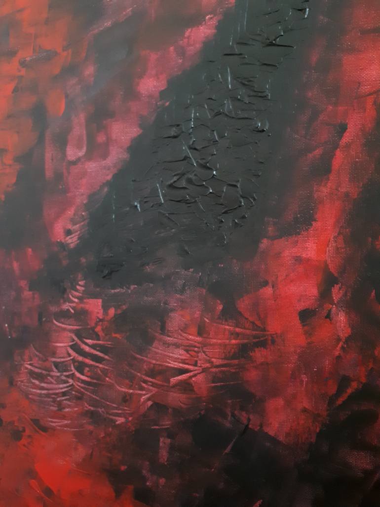 Original Abstract Expressionism Abstract Painting by Howard Parsell