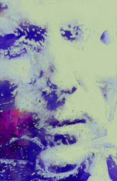 Print of Abstract Expressionism Portrait Mixed Media by Howard Parsell