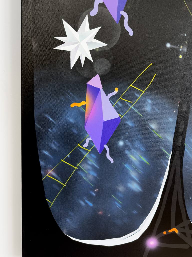 Original Contemporary Abstract Painting by Sonia The Mukha