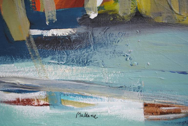 Original Abstract Painting by Malleme Michael