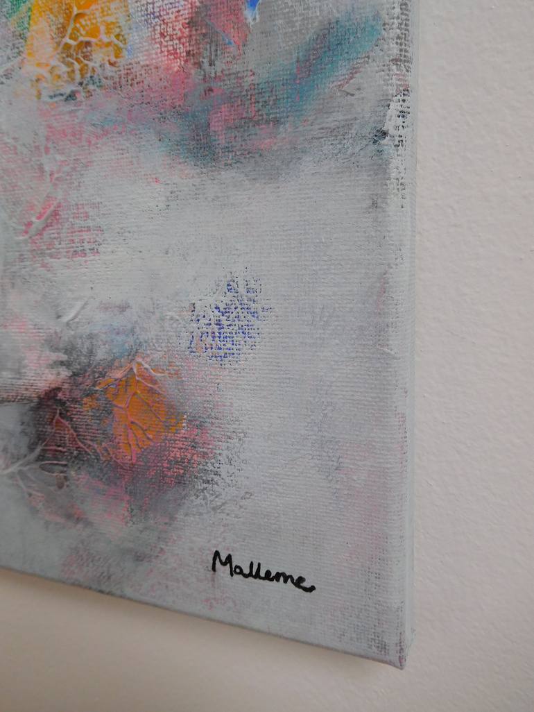 Original Abstract Expressionism Abstract Painting by Malleme Michael