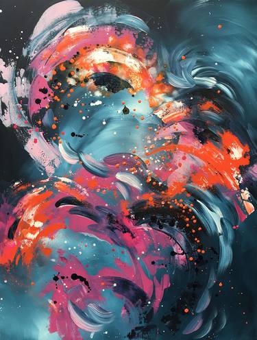 Original Modern Abstract Paintings by Danielle Monique