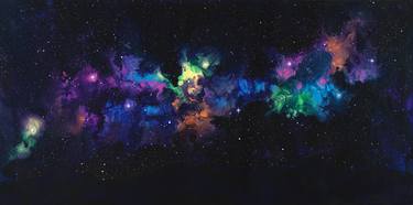 Original Outer Space Painting by Danielle Monique