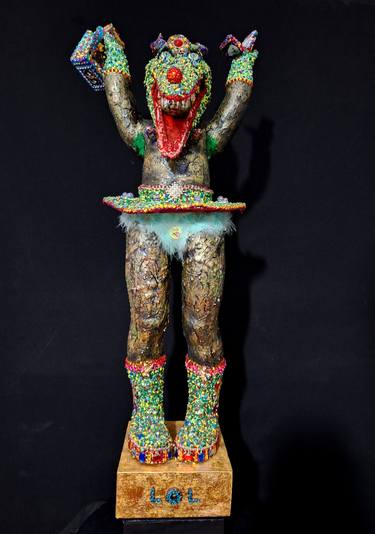 Original Contemporary People Sculpture by Andru Fijalkowski