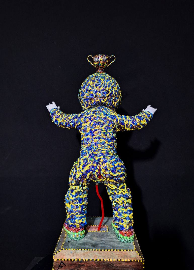 Original Contemporary People Sculpture by Andru Fijalkowski