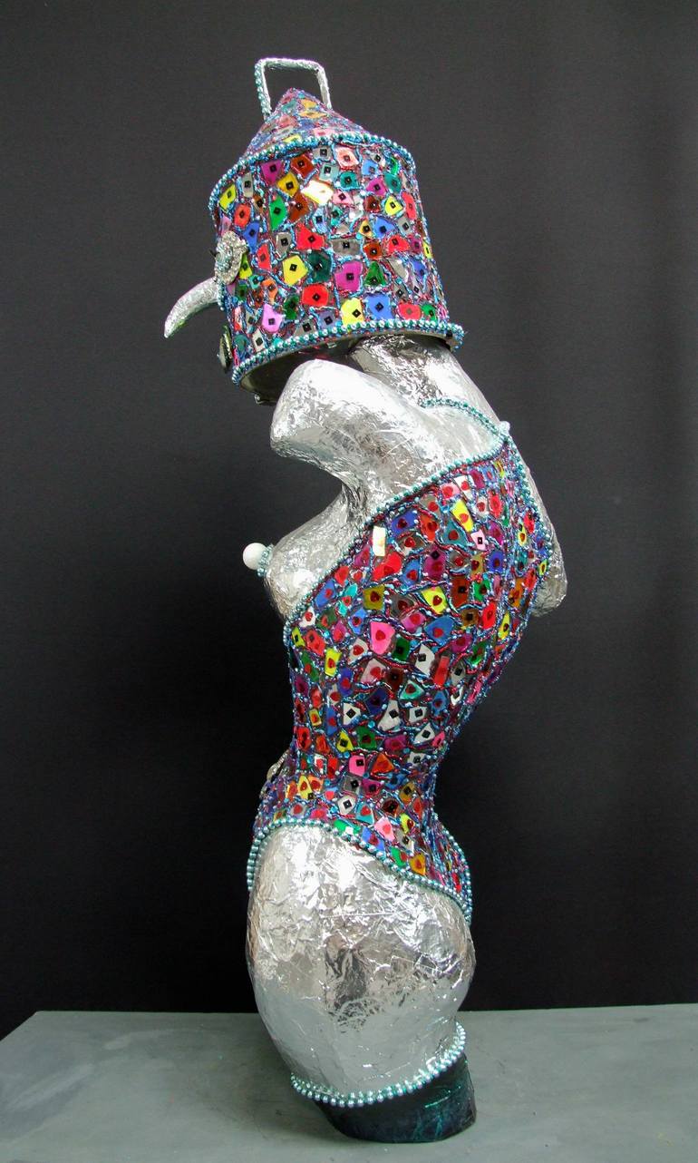 Original Figurative Women Sculpture by Andru Fijalkowski