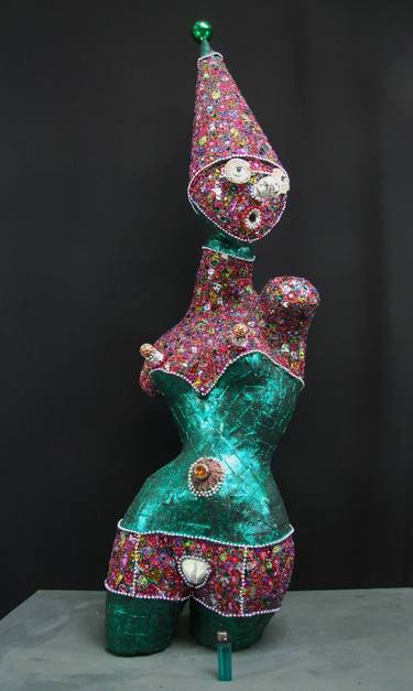 Original Figurative Women Sculpture by Andru Fijalkowski