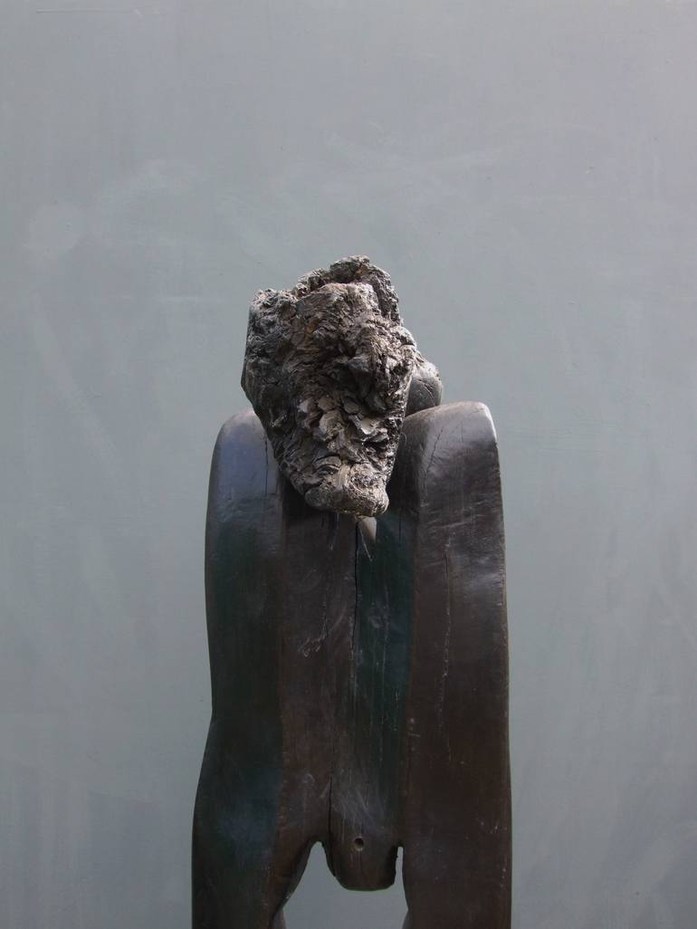 Original Figurative Political Sculpture by Andru Fijalkowski