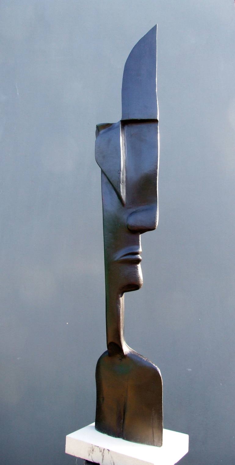 Original Figurative People Sculpture by Andru Fijalkowski