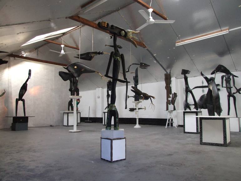 Original Figurative People Sculpture by Andru Fijalkowski