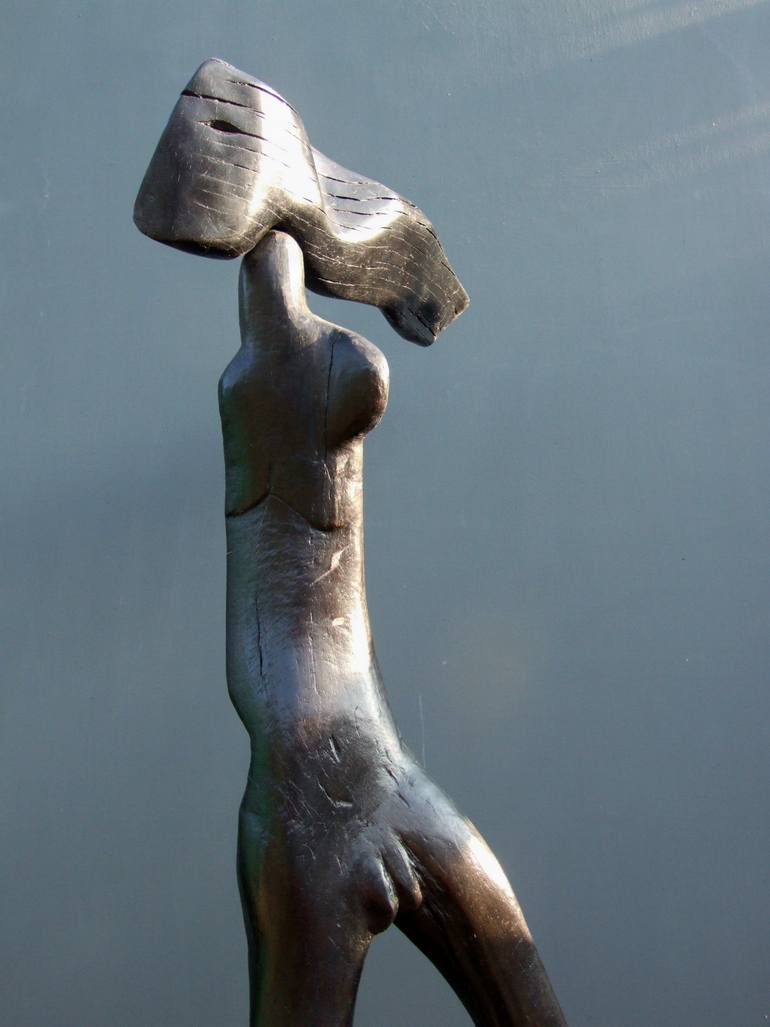 Original Figurative People Sculpture by Andru Fijalkowski