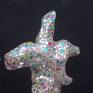 " Warrior Queen " a large mirror mosaic sculpture of a female figure ......