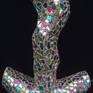  Warrior Queen " mirror mosaic sculpture