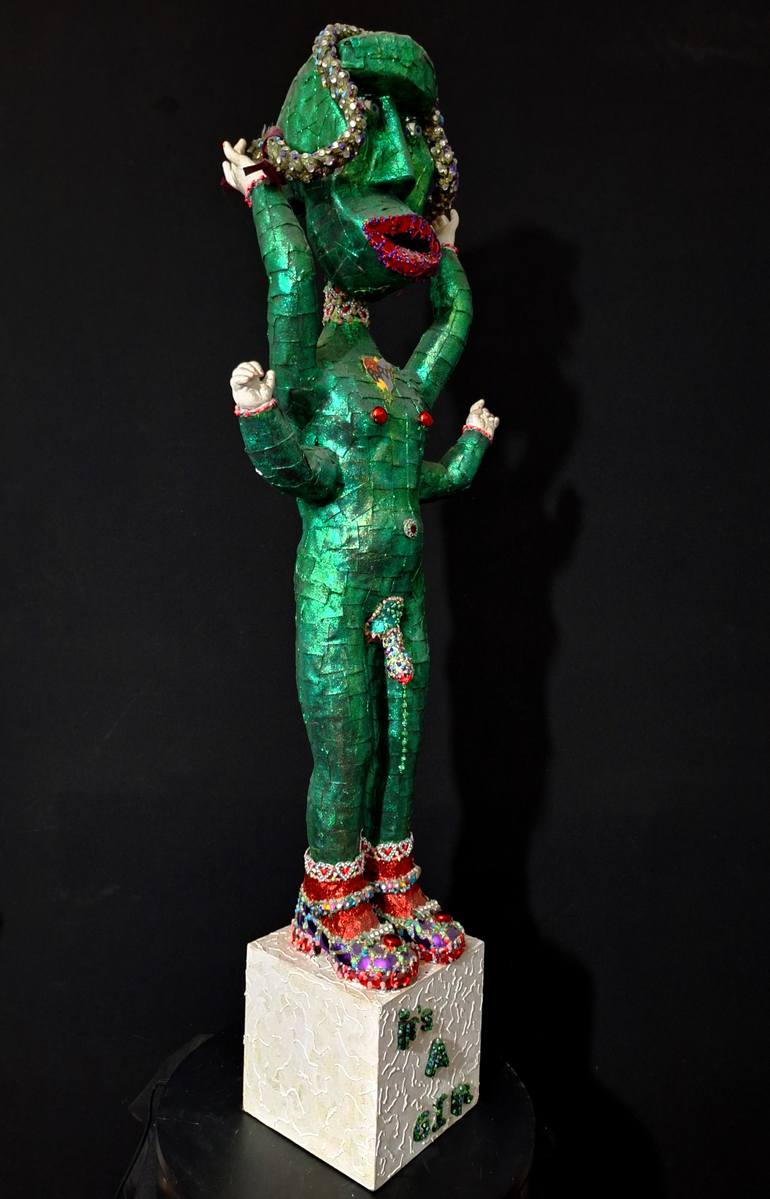 Original Figurative Women Sculpture by Andru Fijalkowski