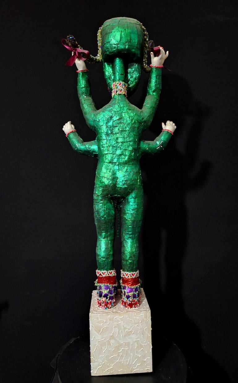 Original Figurative Women Sculpture by Andru Fijalkowski