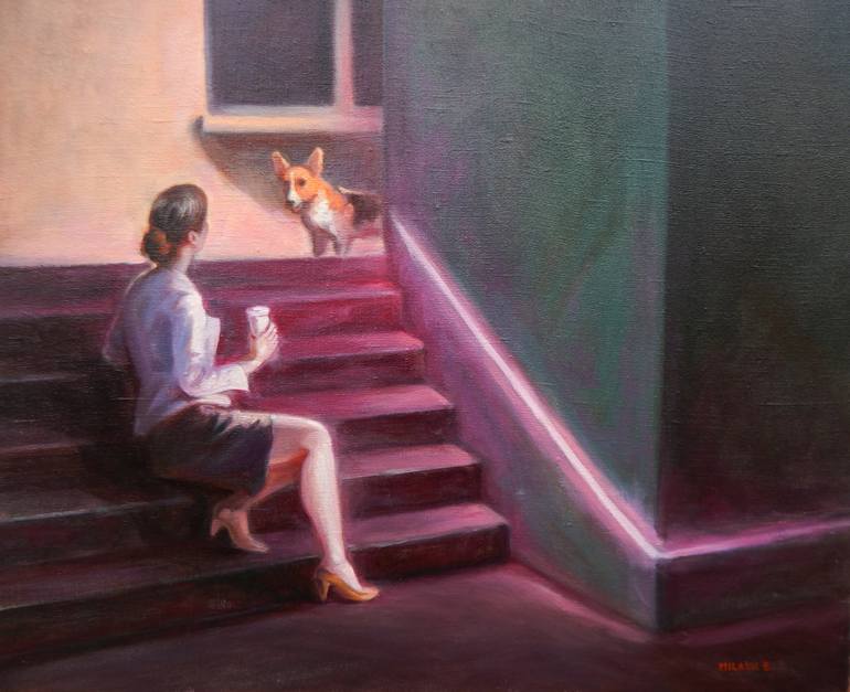 Original Figurative Home Painting by Bohdan Milash