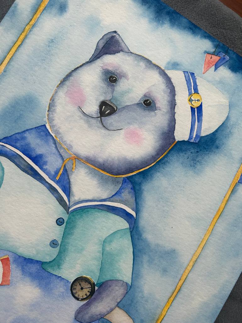 Original Illustration Animal Painting by Olga Haak